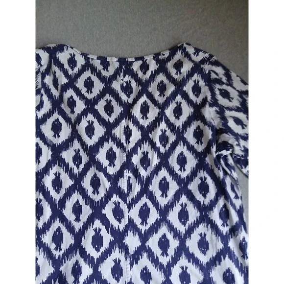 Lilly Pulitzer Dress XL Pima Cotton Mini Preppy Beach Resort Boho Shift - Picture 11 of 12